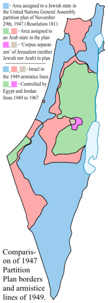 1949 Armistice Map